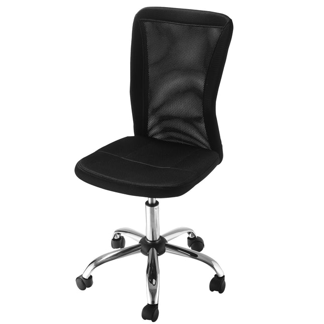 Ergonomická kancelářská židle, nastavitelná, prodyšná opěrka, černá