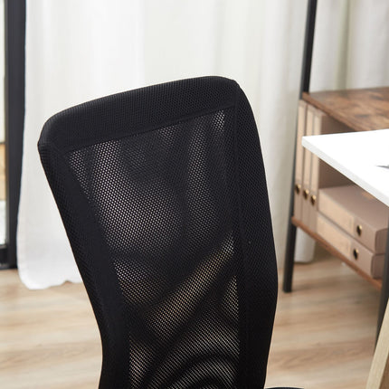 Ergonomischer Bürostuhl, verstellbar, belüftete Rückenlehne, schwarz