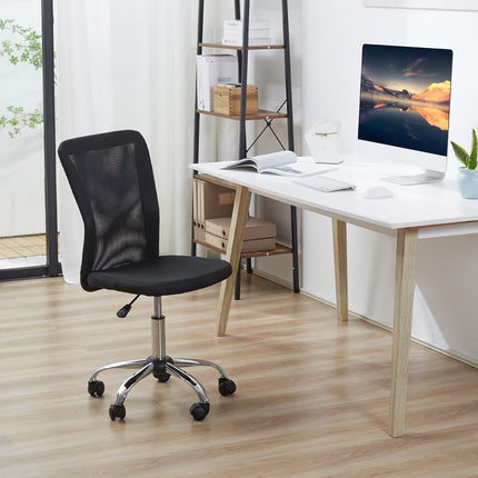Ergonomischer Bürostuhl, verstellbar, belüftete Rückenlehne, schwarz
