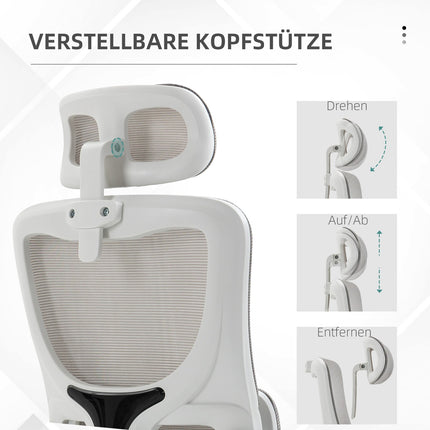 Ergonomischer Bürostuhl, höhenverstellbar, Lendenwirbelstütze