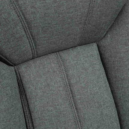 Ergonomic office chair, padded armrest, gray