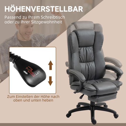 Ergonomischer Bürostuhl mit Massage- und Entspannungsfunktion