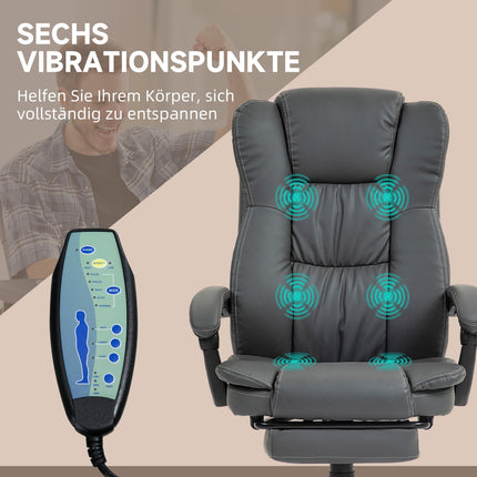 Ergonomischer Bürostuhl mit Massage- und Entspannungsfunktion