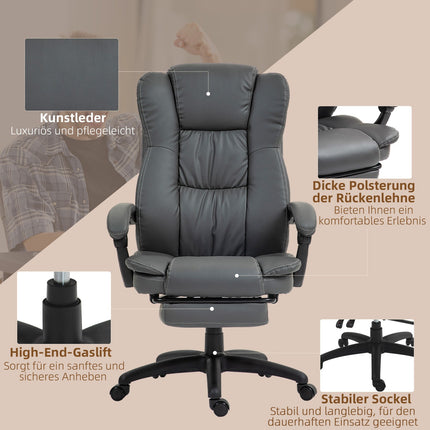 Ergonomischer Bürostuhl mit Massage- und Entspannungsfunktion