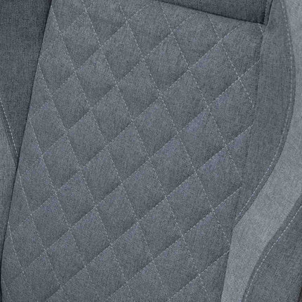 Ergonomic office chair with massage, adjustable height, grey