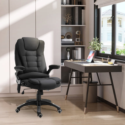 Gaming Office chair with massage, adjustable height, black