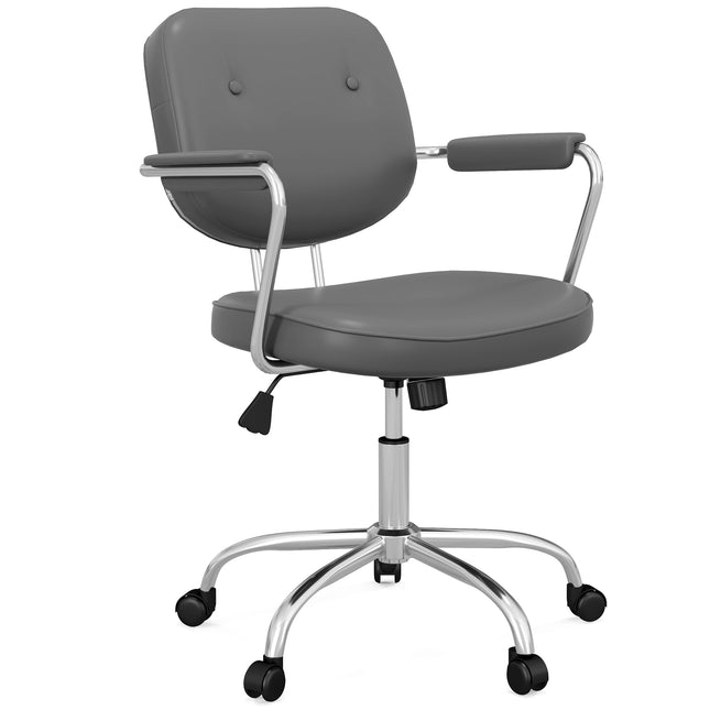 Bürostuhl, Wippfunktion, Kunstleder, höhenverstellbar