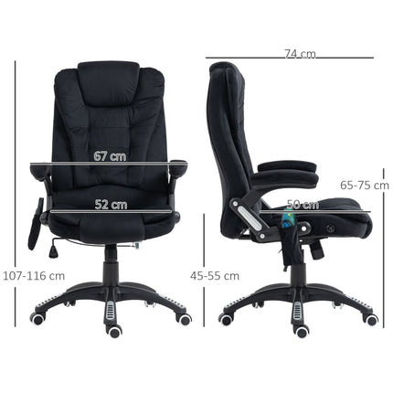 Ergonomic office chair, massage & heating, adjustable, 120 kg limit