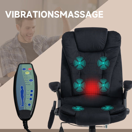 Ergonomic office chair, massage & heating, adjustable, 120 kg limit