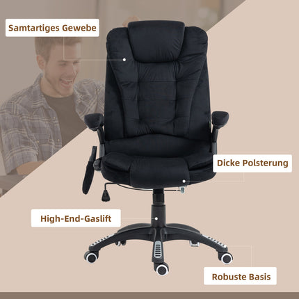 Ergonomic office chair, massage & heating, adjustable, 120 kg limit