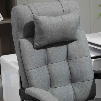 Office chair with cushion armrest, adjustable and rotatable