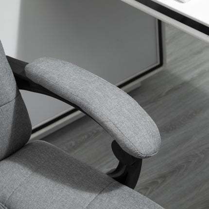 Office chair with cushion armrest, adjustable and rotatable