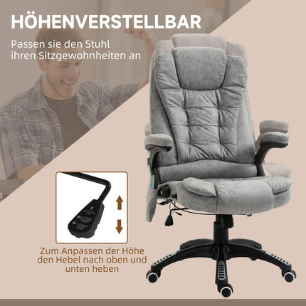 Ergonomischer Bürostuhl mit Heizung und Massage, höhenverstellbar