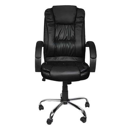 Bürostuhl, Öko-Leder - schwarz MALATEC 