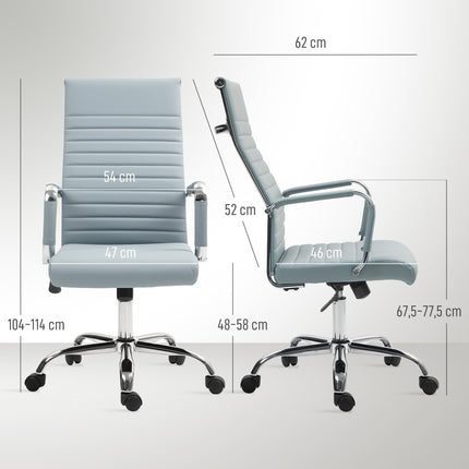 Ergonomischer Bürostuhl, höhenverstellbar, Kunstleder