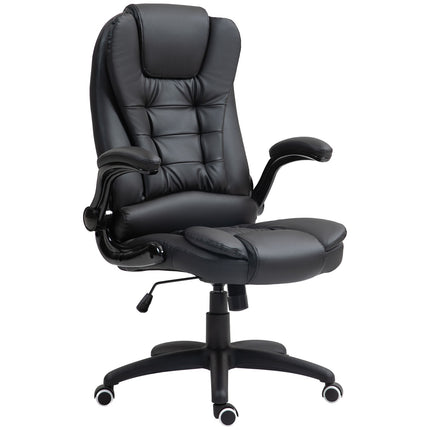 Ergonomischer Bürostuhl, Liegefunktion & drehbar, schwarz