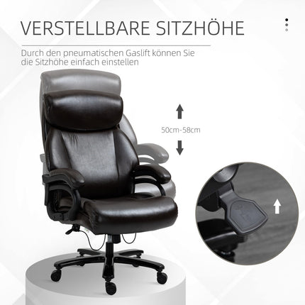 Ergonomická kancelářská židle, nastavitelná, nosnost 180 kg
