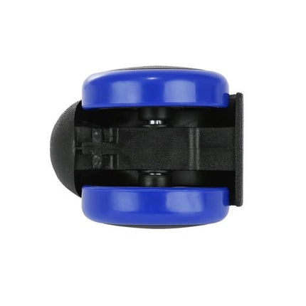 Office chair wheels - 5 pcs - blue