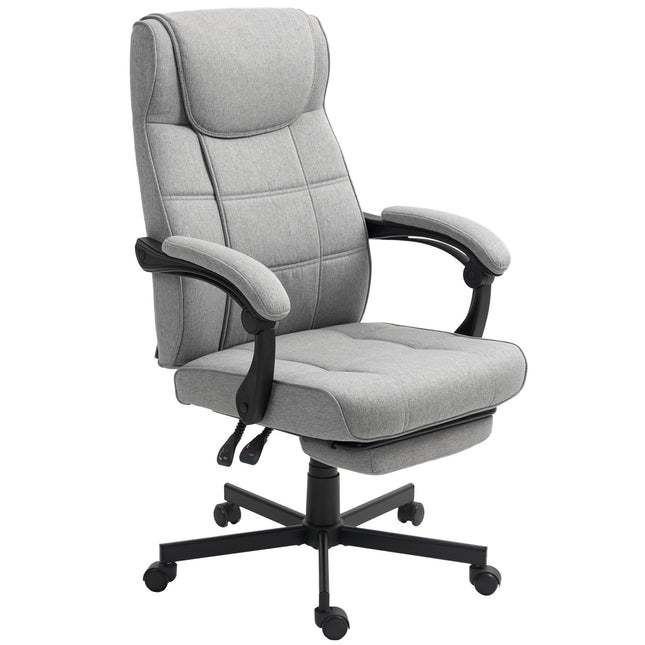 Ergonomischer Bürostuhl mit Massage, Liegefunktion und Fußstütze