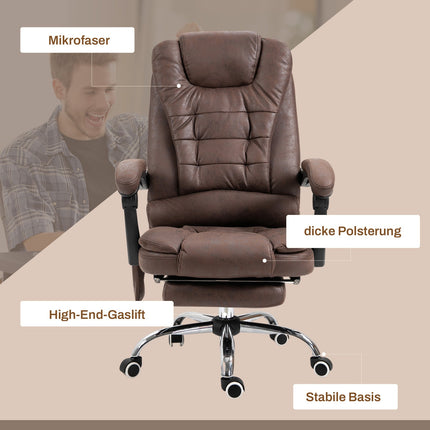 Ergonomická kancelářská židle s masáží, naklápěním a vyhříváním