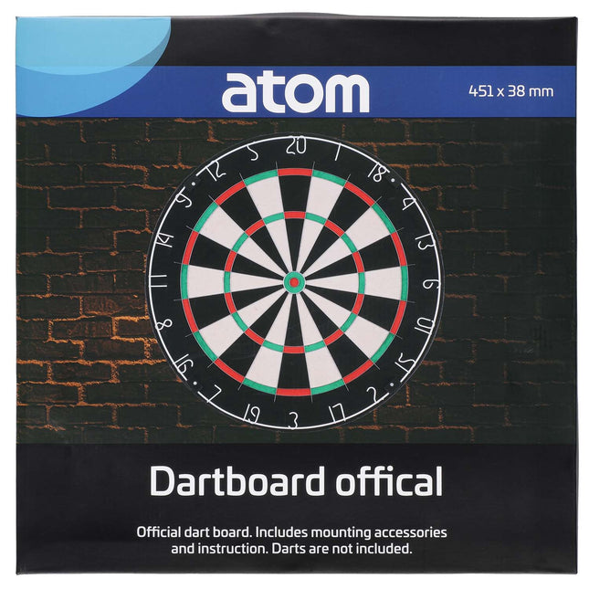 Dartboard in offizieller Größe – Langlebiges afrikanisches Sisal, 45x45 cm