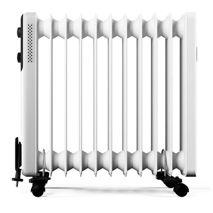 Olejový radiátor, 2500 W, nastavitelný termostat