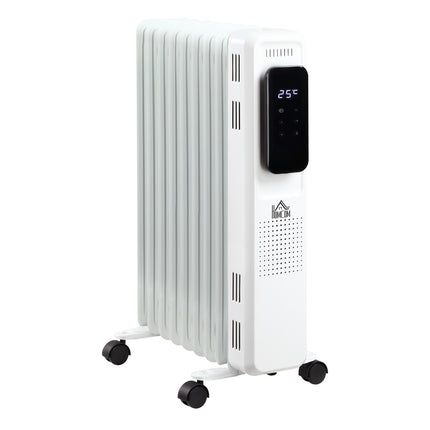 Tragbarer elektrischer Ölradiator, 3 Stufen, 24-Stunden-Timer