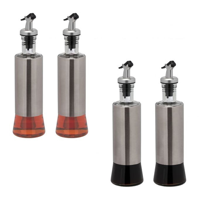 Öl- und Essig-Set mit 4 Flaschen