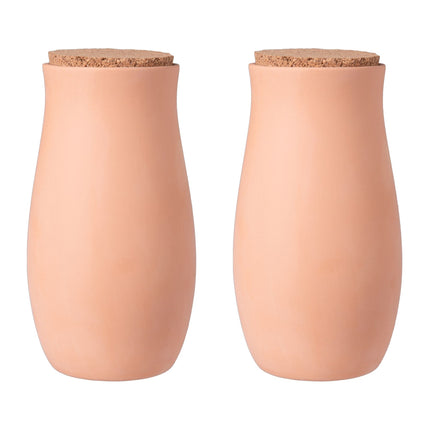 Ollas Irrigation Set, 1.4L Clay Pots, 2-Pack