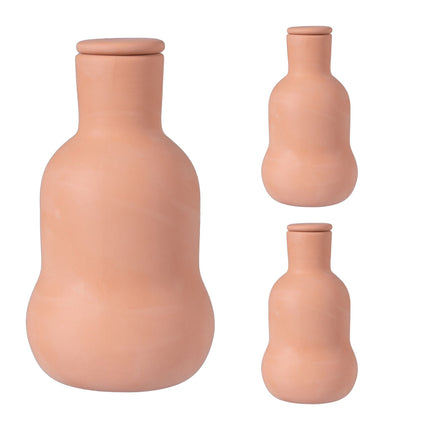 Ollas Bewässerungsset, 500 ml Ton-Wasserspeicher, 3er-Pack