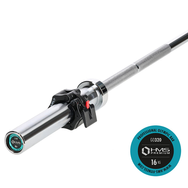 Olympia-Langhantel 183 cm mit Schnellverschlüssen