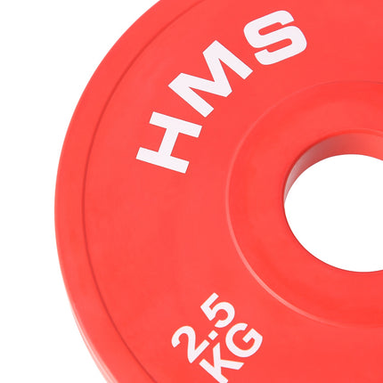 Olympische Bumper Plates 2 x 2,5 kg Gummi