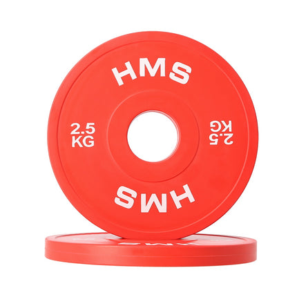 Olympische Bumper Plates 2 x 2,5 kg Gummi