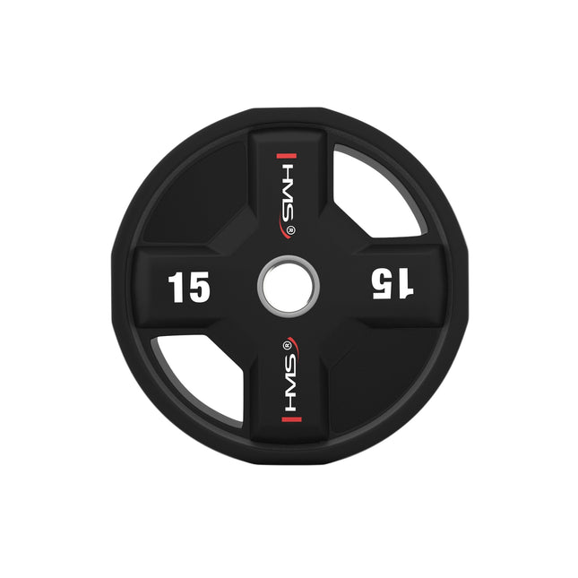 Olympische Polyurethan-Hantelscheibe, 15 kg