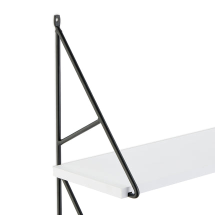Open wall shelf with 3 shelves