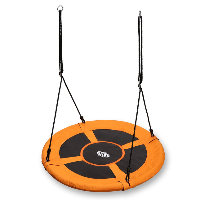 Orangene UFO-Schaukel, langlebiger Outdoor-Spaß