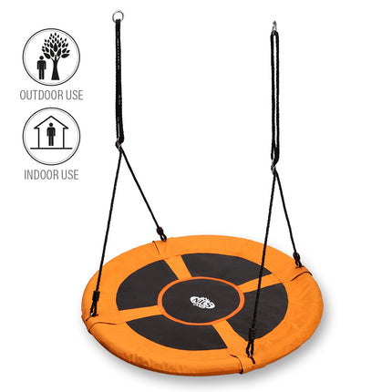 Orangene UFO-Schaukel, langlebiger Outdoor-Spaß