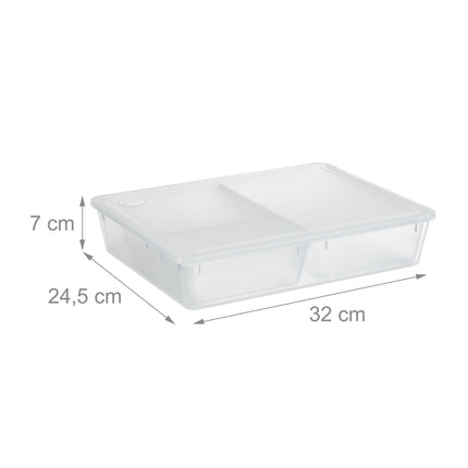 Organizer-Box mit 3 herausnehmbaren Fächern