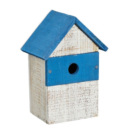 Boîte décorative bleu-blanc