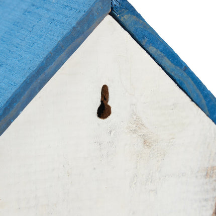 Boîte décorative bleu-blanc