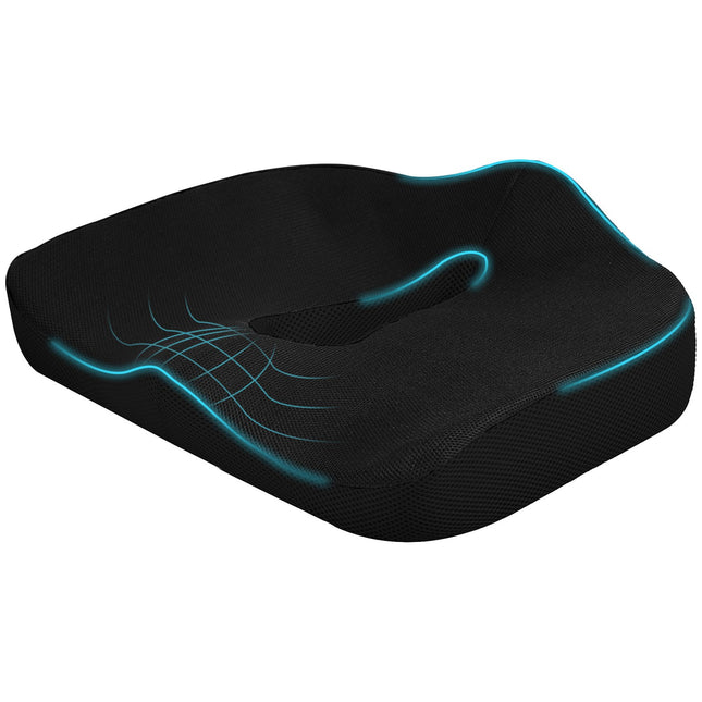 Orthopädisches Memory Foam Sitzkissen gegen Rückenschmerzen