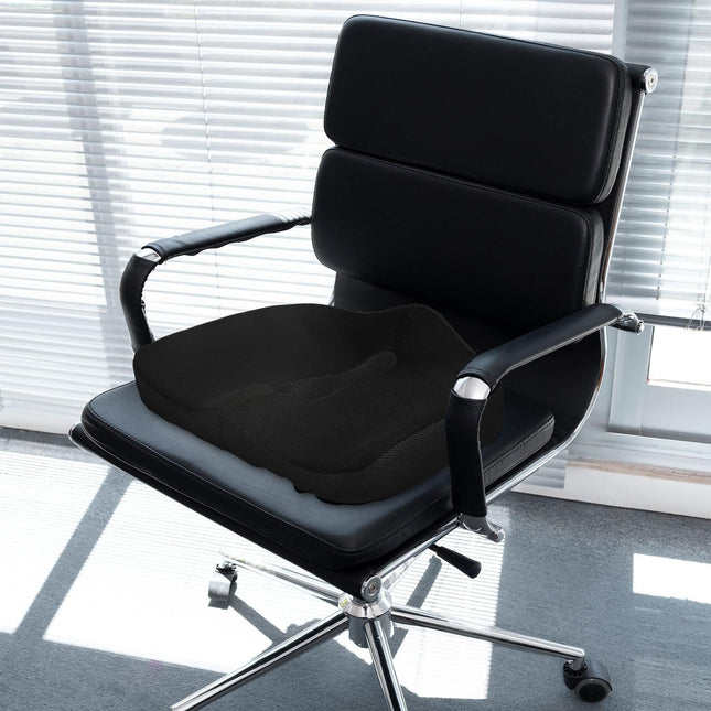 Orthopädisches Memory Foam Sitzkissen gegen Rückenschmerzen