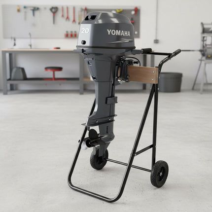 Outboard Motor Stand, Steel & Wood, 100 kg Capacity