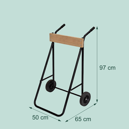 Outboard Motor Stand, Steel & Wood, 100 kg Capacity