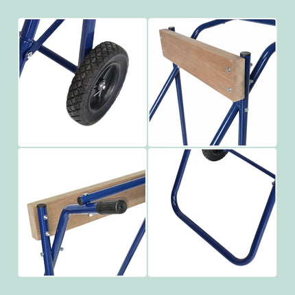 Außenborderständer, Stahl & Holz, 100 kg Tragkraft