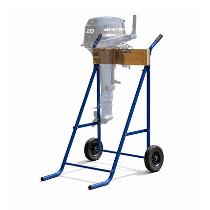 Outboard Motor Stand, Steel & Wood, 100 kg Capacity