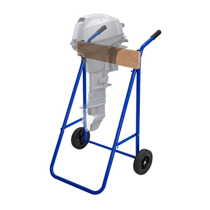 Außenborderständer, Stahl & Holz, 100 kg Tragkraft