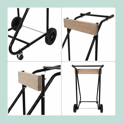 Außenborderständer, Stahl & Holz, 150 kg Tragkraft