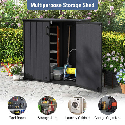 Venkovní úložný box 23.5 Cu.ft černý, uzamykatelný a vodotěsný