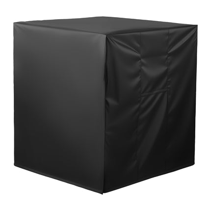 Outdoor Air Conditioner Cover, Waterproof, Mesh Vent, Black